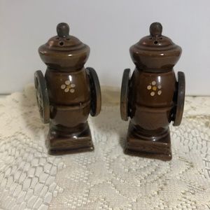 Vintage ceramic salt and pepper shakers made in Japan